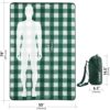 KAMUI Waterproof Outdoor Blanket Green and White Size