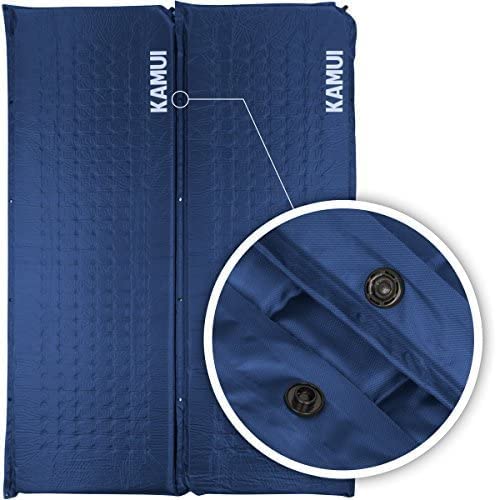 KAMUI self inflating sleeping pad Button Blue