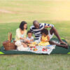 Family picnic using pocket blanket tarp.