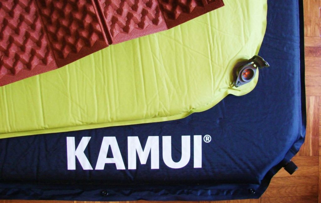 comparing KAMUI Air vs self inflating sleeping pads