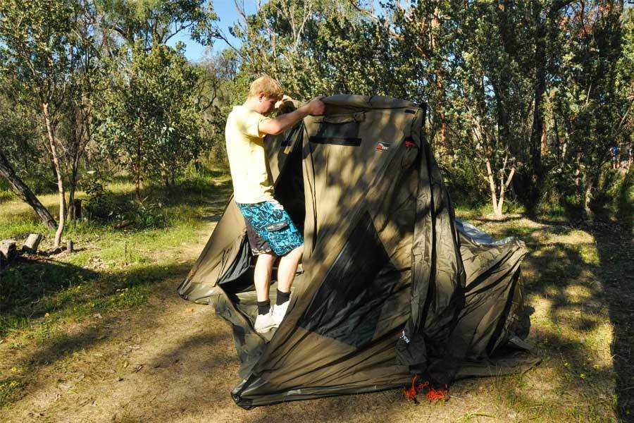 Set up 2024 a tent