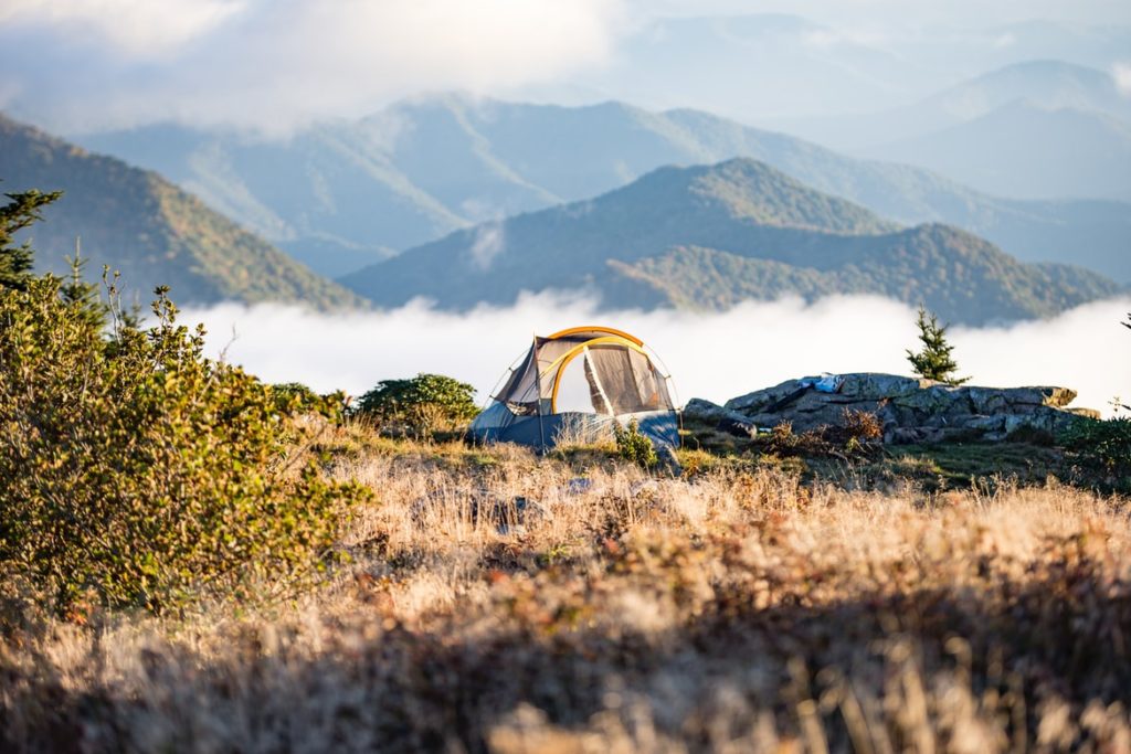 autumn camping