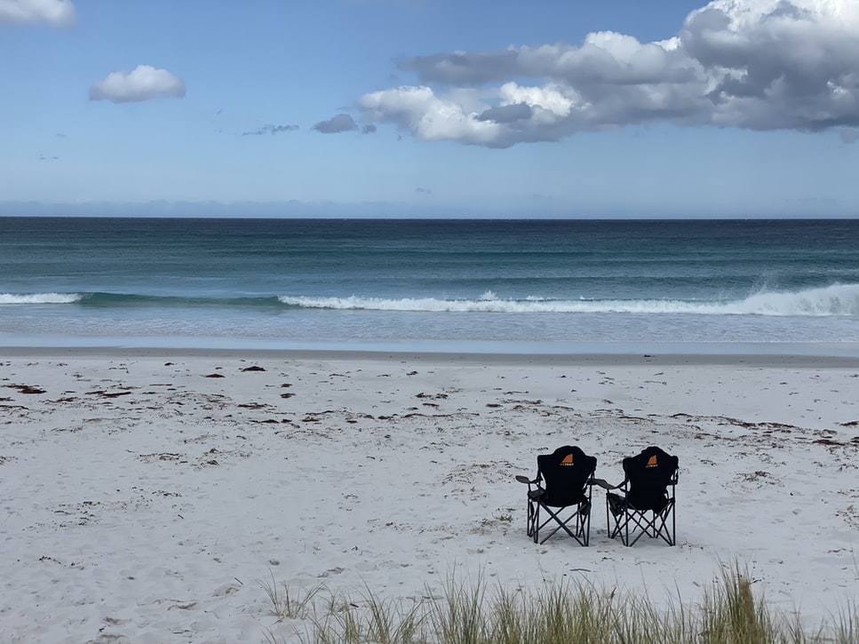 chairs on beach