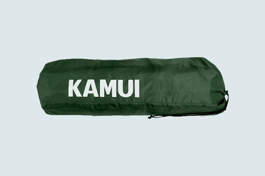 KAMUI sleeping pad in stuff bag