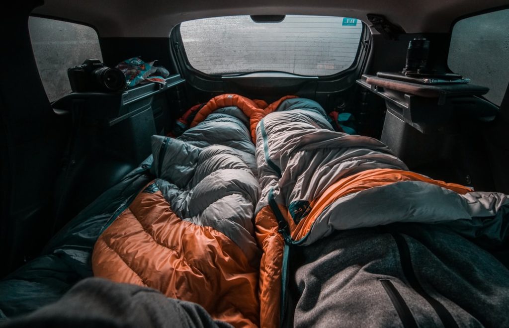 sleeping pad for car camping camping in car
