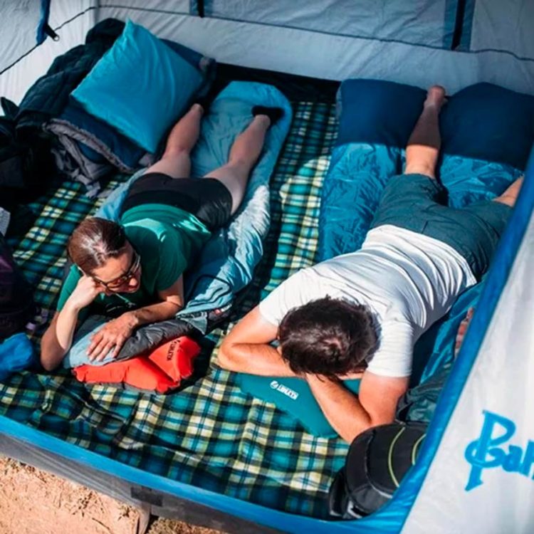 Inflatable Single Couple Mattress Self Camper Pump Sleeping Couple