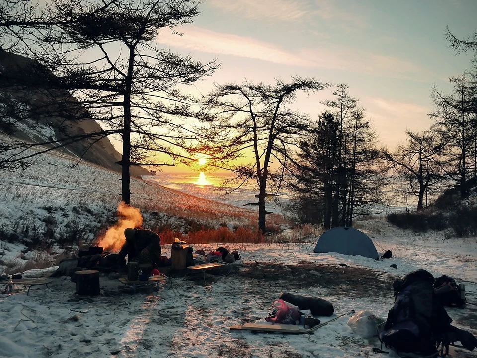 winter camping