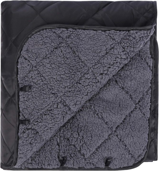 REDCAMP Large Warm Blanket with Sherpa Lining