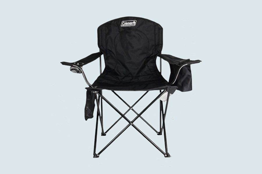 Coleman Portable Quad Camp Chair with 4-Can Cooler