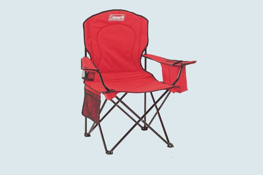 Coleman Portable Quad Camp Chair with 4-Can Cooler