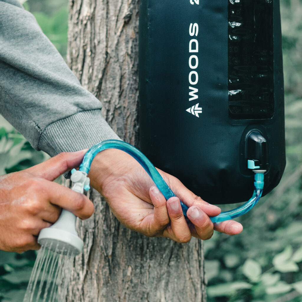 Hydration Bladder Turned Shower