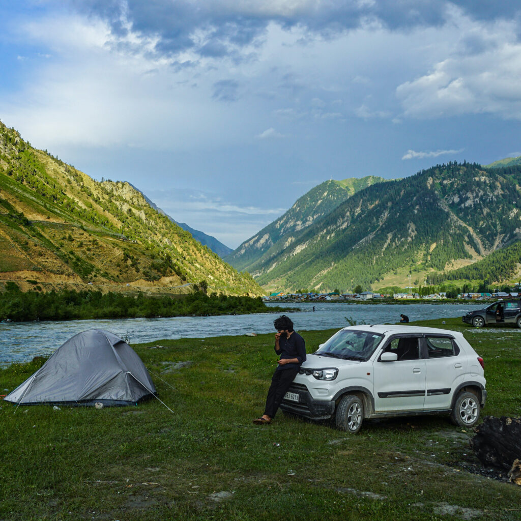 Camping Near A Car