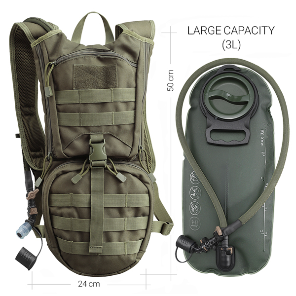KAMUI Hydration Backpack 3L Capacity