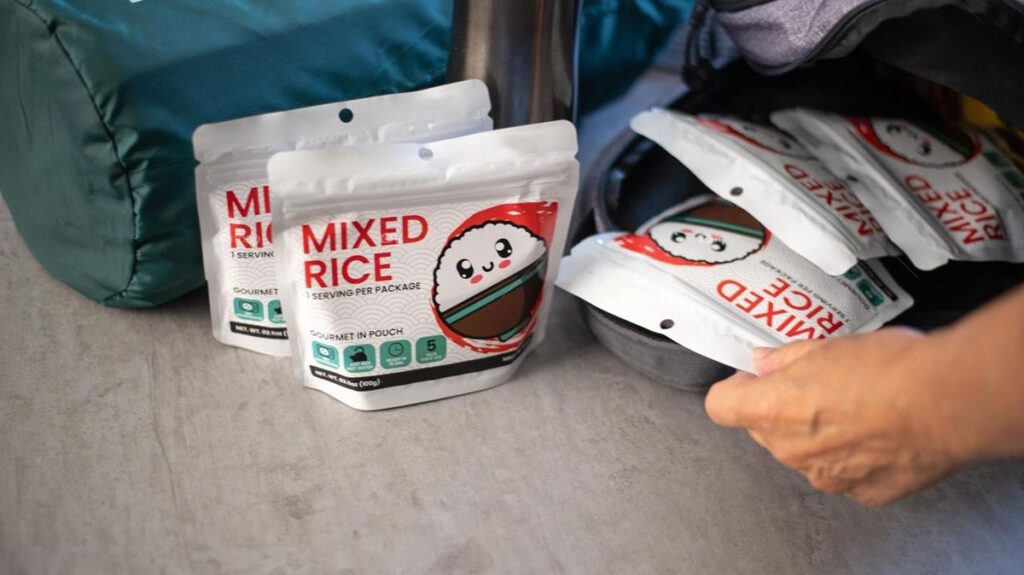 KAMUI-Mixed-Rice-for-backpacking-2 food with long shelf life
