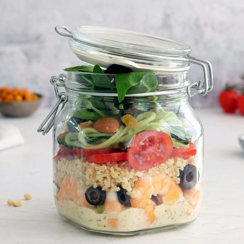 Mediterranean Mason Jar Salad