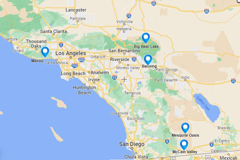 Southern California Petfriendly Sites