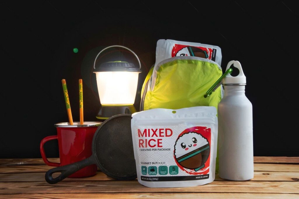 KAMUI Mixed Rice and other outdoor essentials for climbing hiking camping 